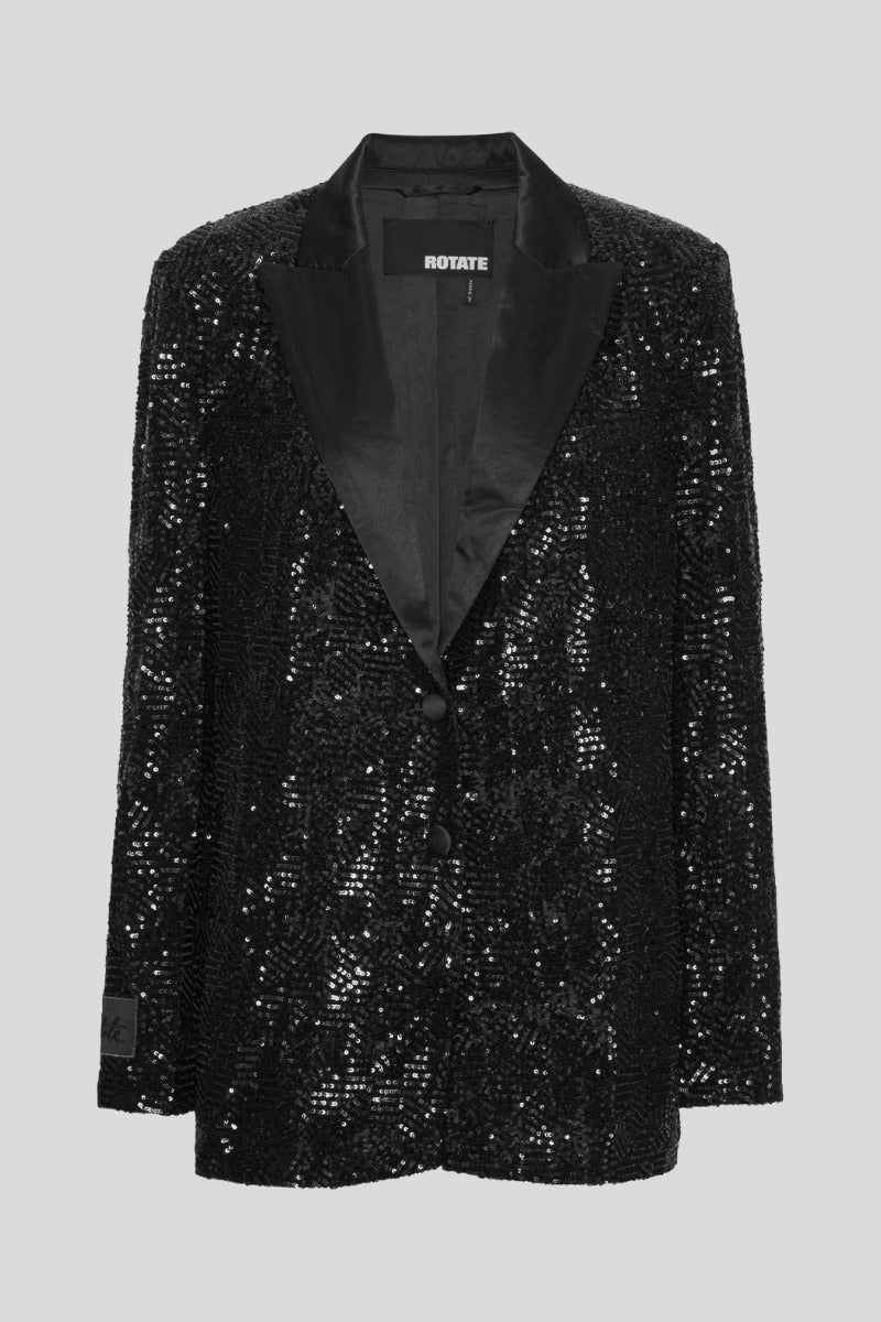 Rotate Oversized Sequin Blazer