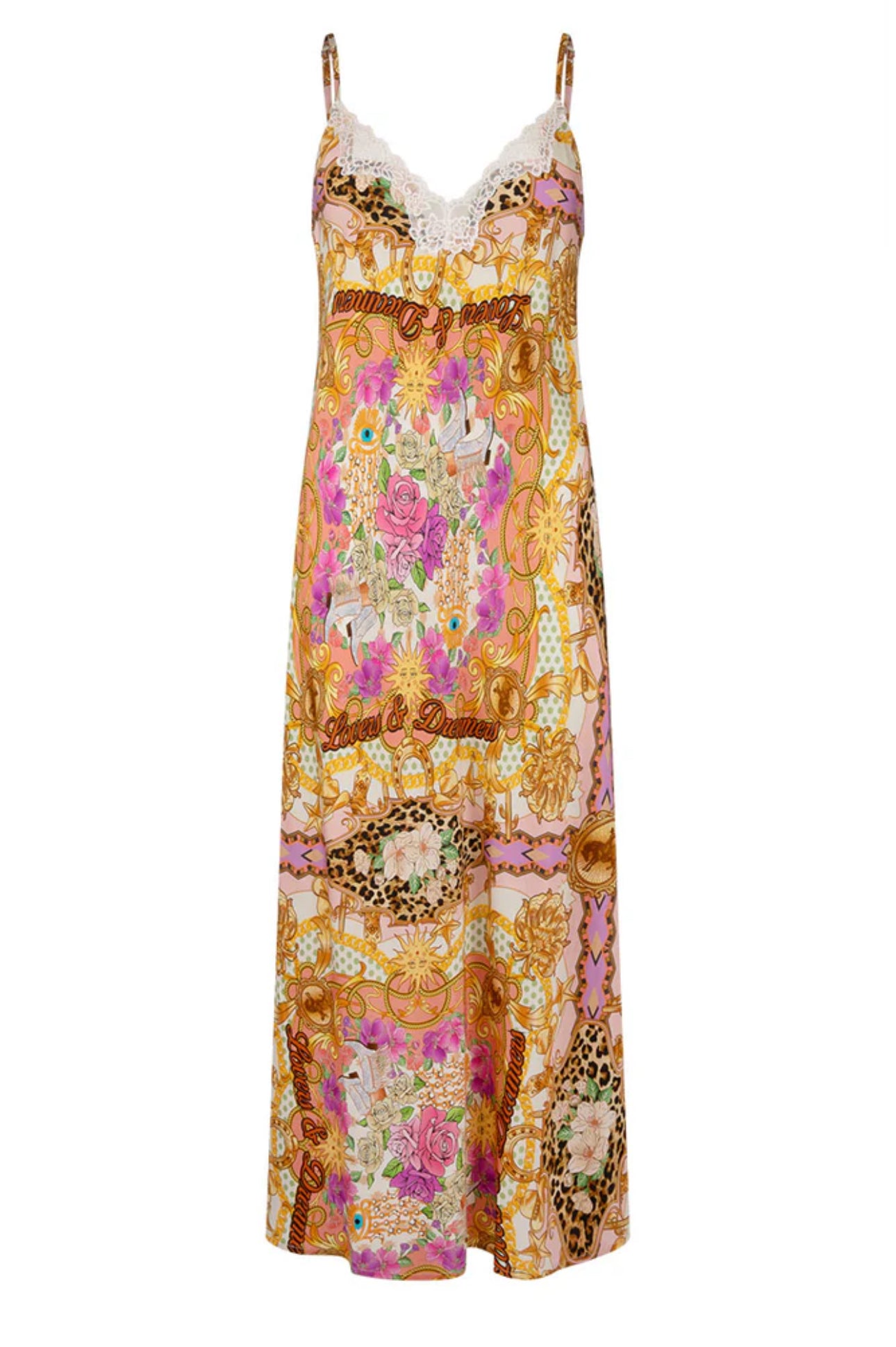 SPELL LOVERS & DREAMERS STRAPPY MAXI DRESS
Champagne Peach