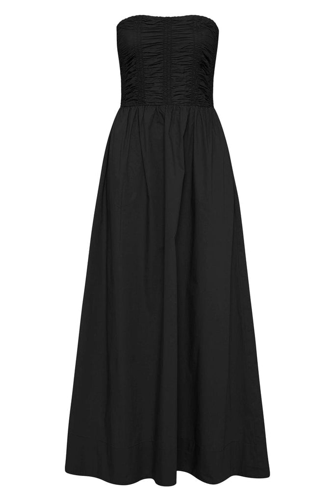 Faithful the Brand Dominquez Midi Dress Black