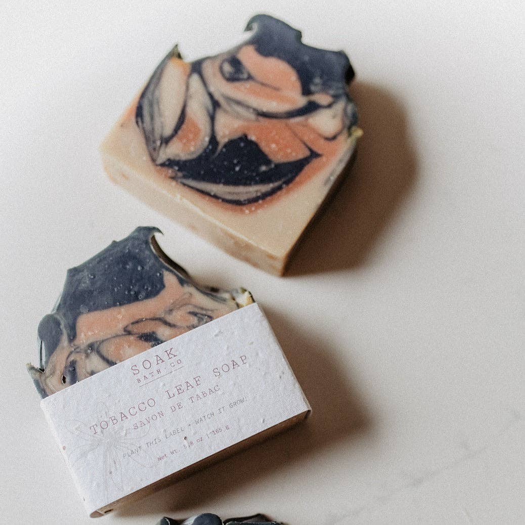 Tobacco Leaf Soap Bar - #2 Bestseller - Canadian Handmade