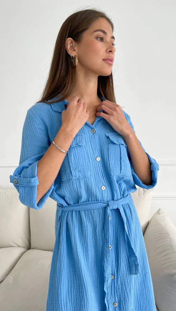 Charli Cassis Shirt Dress