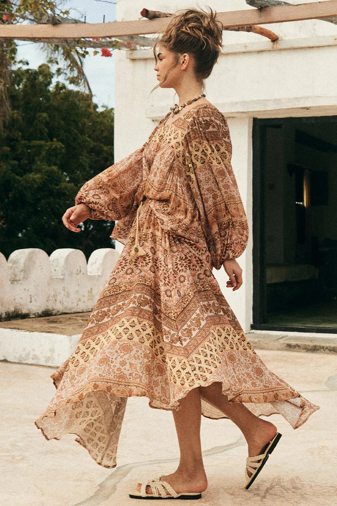 Spell Lovers Beach Midi Skirt