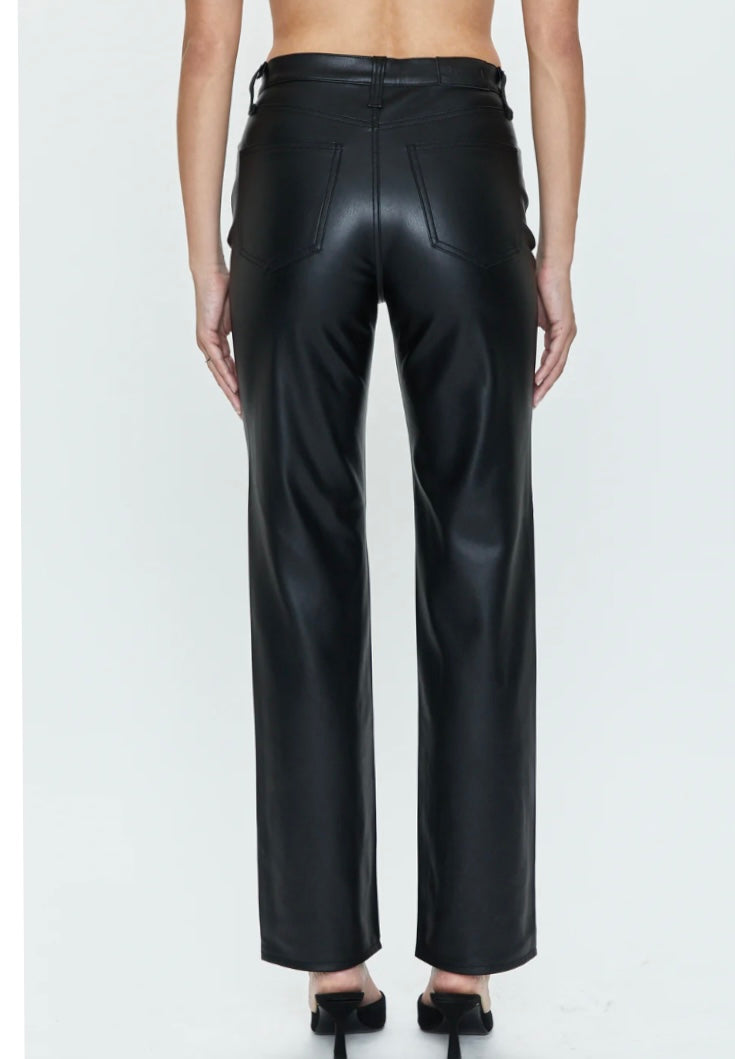 Pistola Cassie Black leather pants