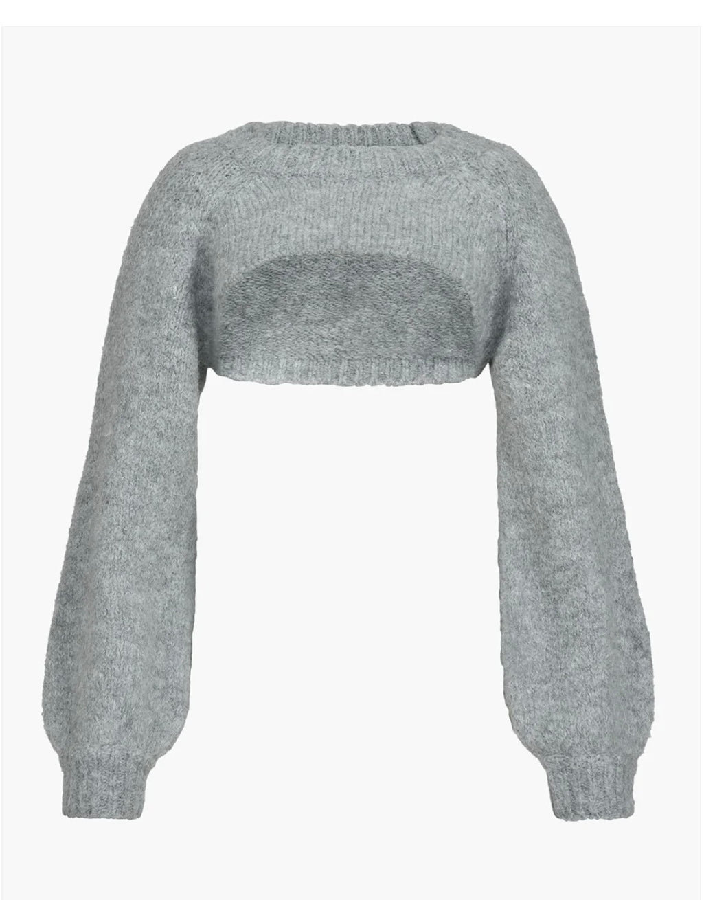 Sofie Schoor Crop Grey Mel