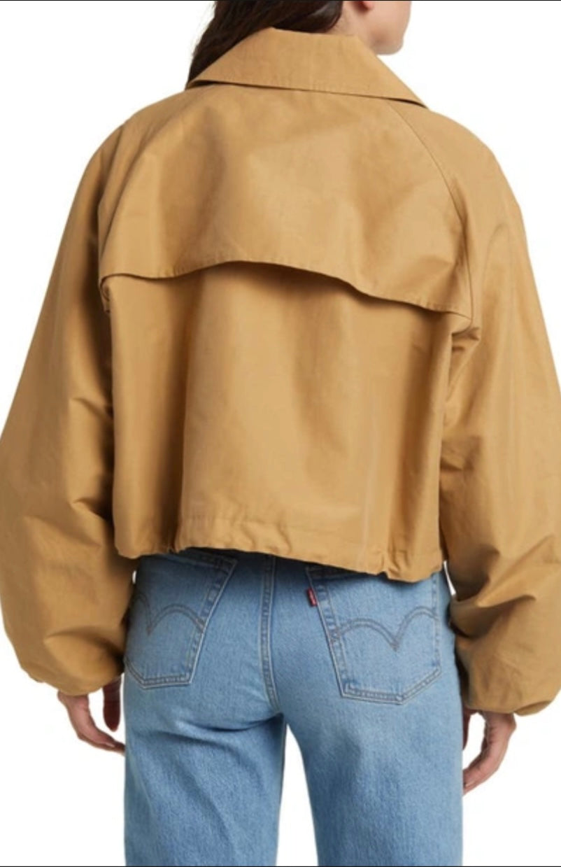 Rails North Camel Crop Coat