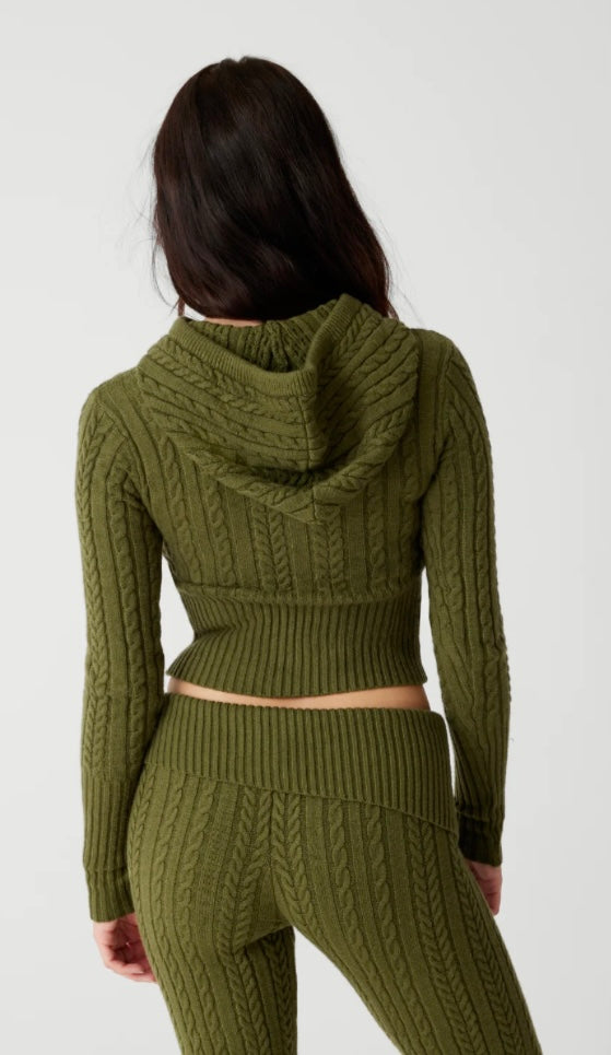 FRANKIES Fleur Cable Cloud Knit Pant