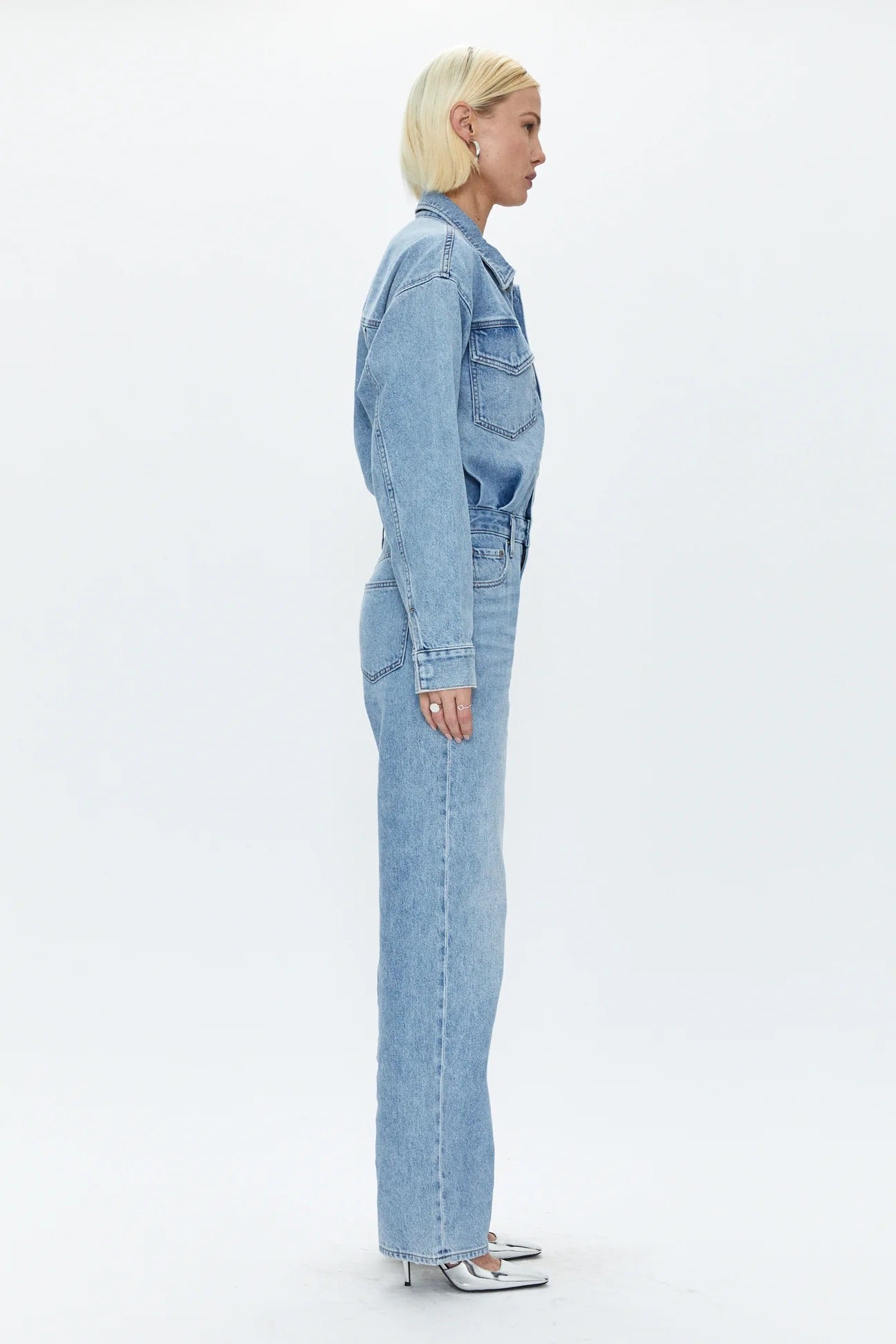 Pistola Nikki Savoy Jean Jumpsuit