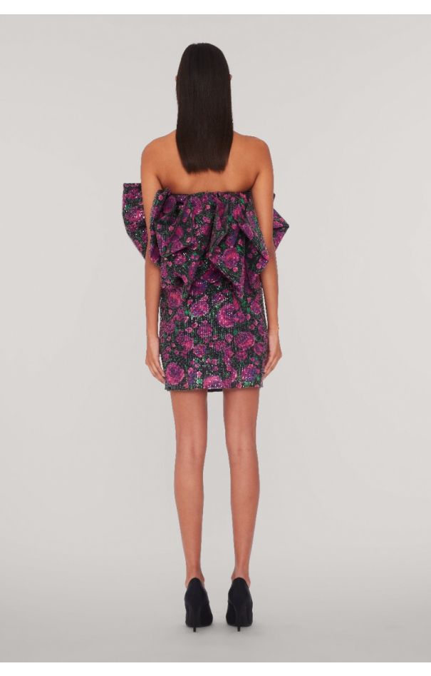 Rotate Mini Sequin Bow Dress