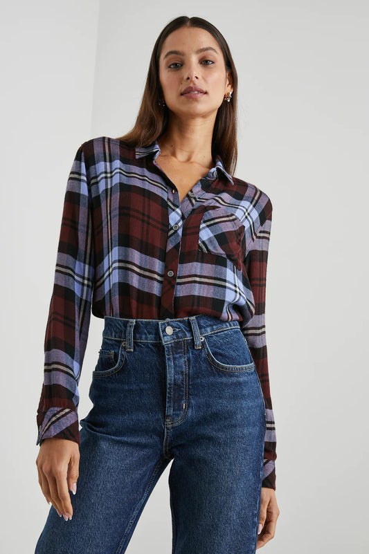 Rails Hunter MULBURY PLUM’ shirt