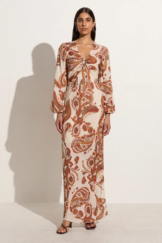 FAITHFUL THE BRAND Santos Maxi Alessia dress in Paisley