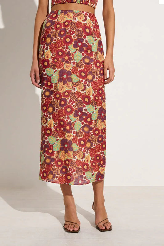 Faithful the Brand La Mira Floral Jimena Skirt