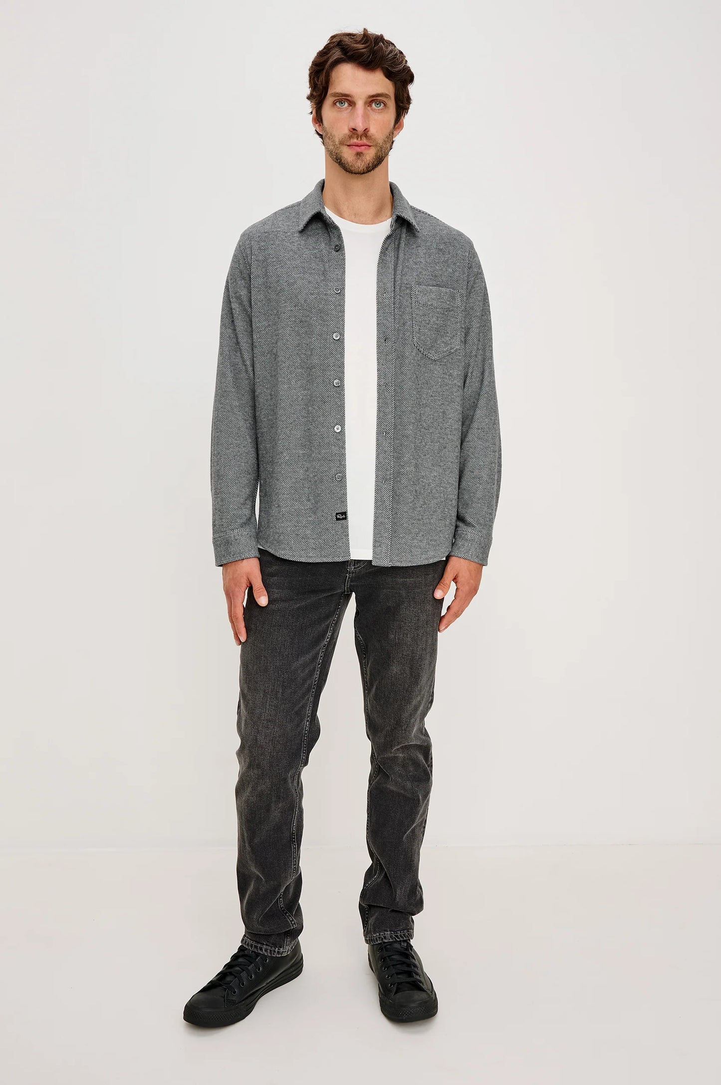 Rails Hawke in Charcoal Twist
