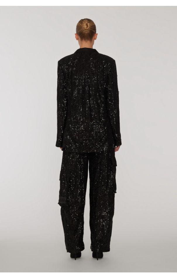 Rotate Oversized Sequin Cargos