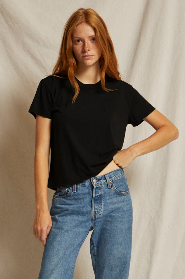 Perfect White Tee Harley Black