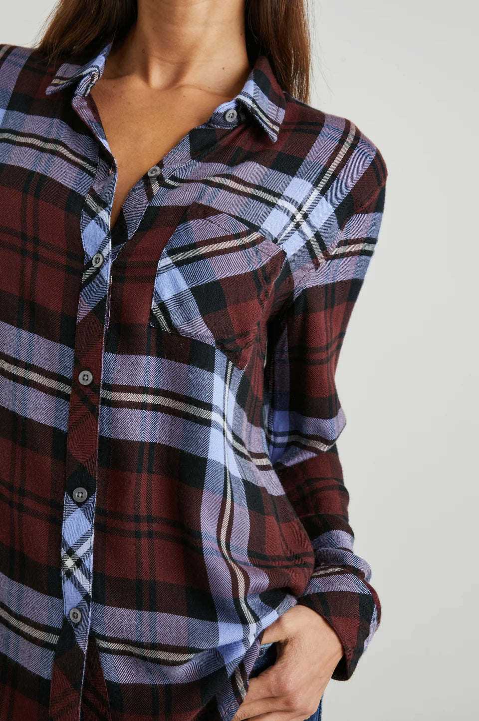 Rails Hunter MULBURY PLUM’ shirt