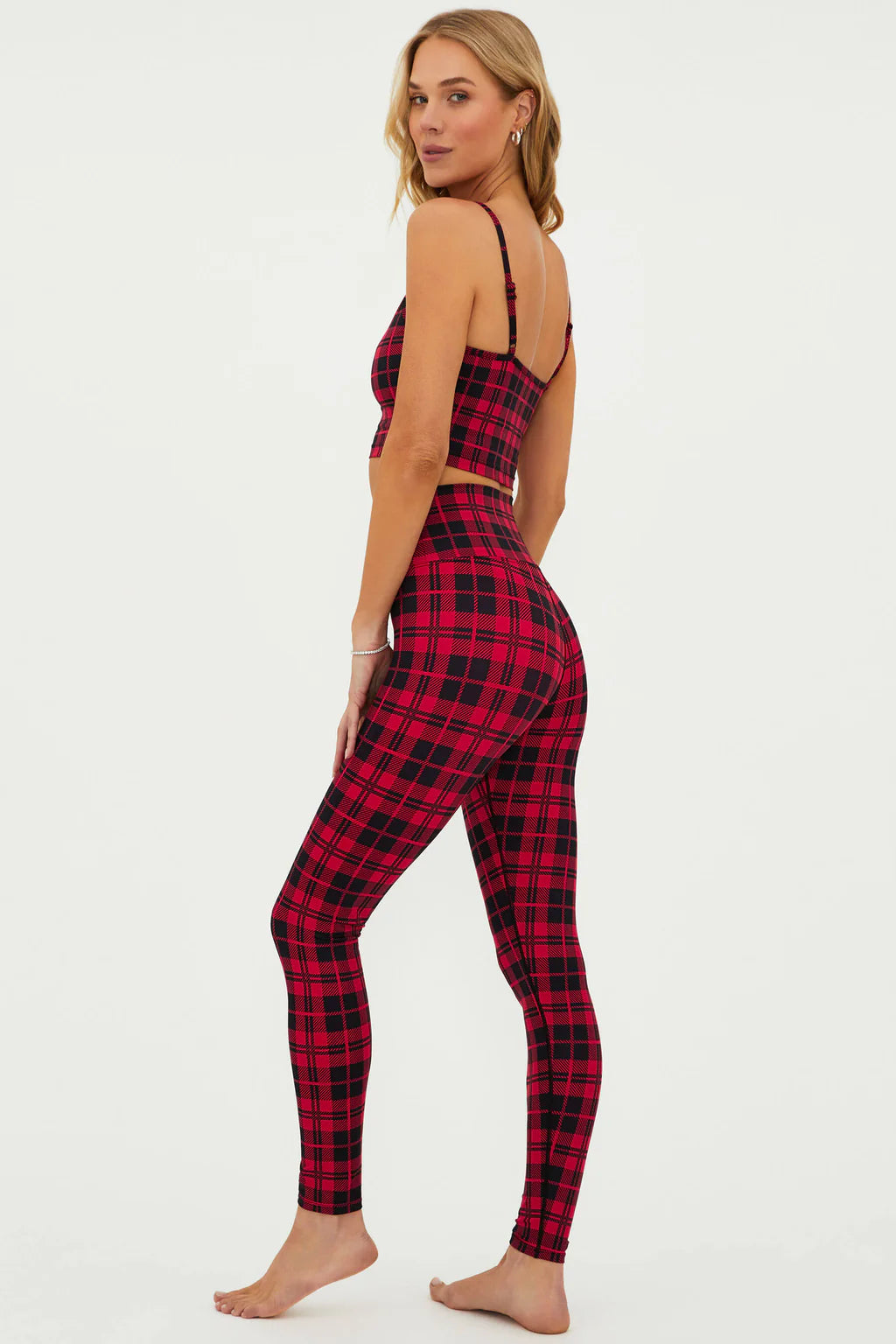 Beach Riot PIPER LEGGING MERRY PLAID