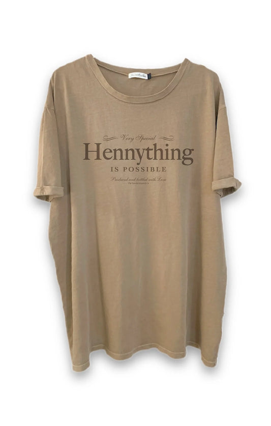The Laundry Room “Hennything is Possible “ Oversized Tee