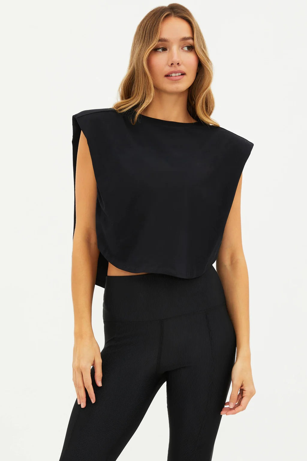 BEACHRIOT Dunes Muscle Crop Tee in nightfall