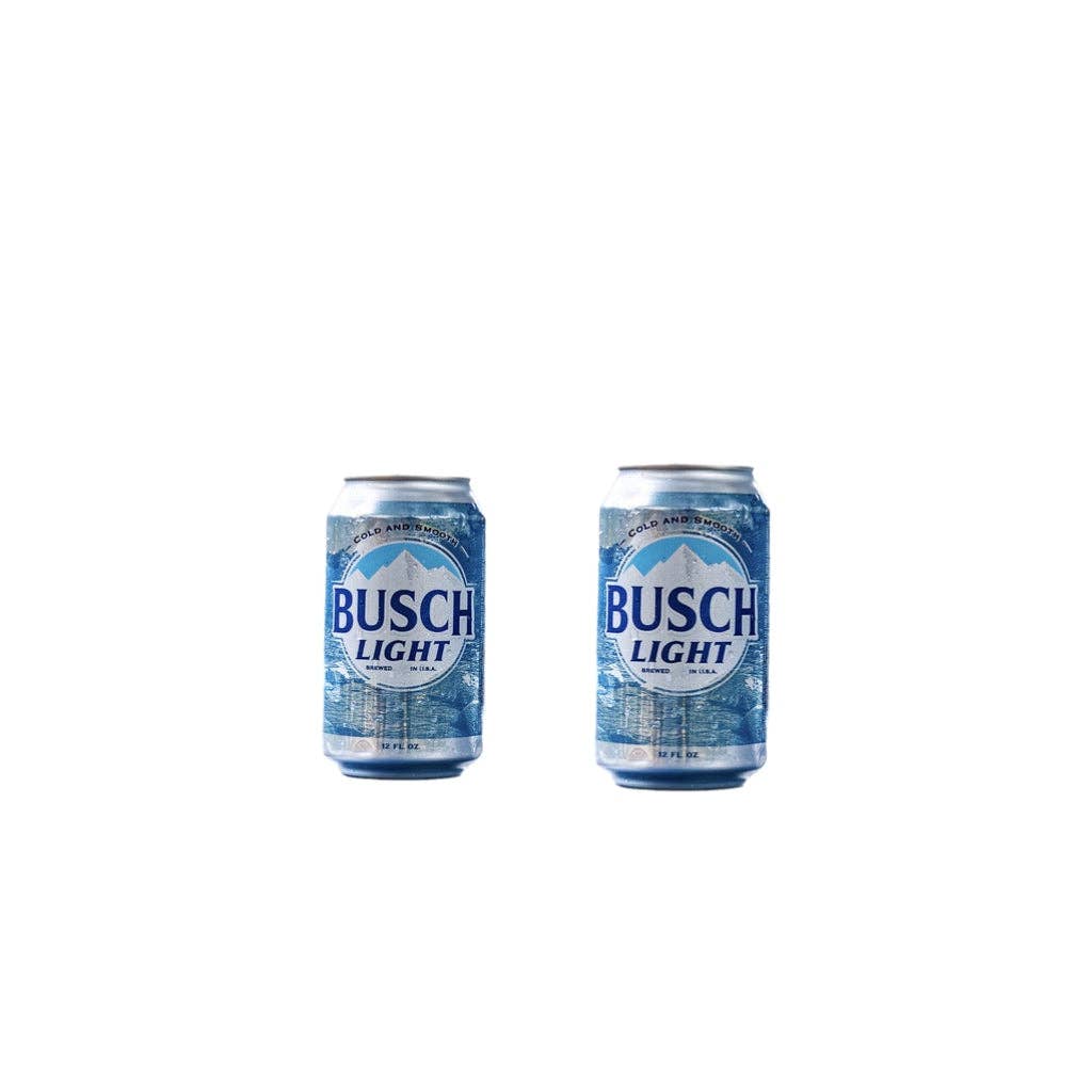 Busch Light Beer Can Stud Earrings