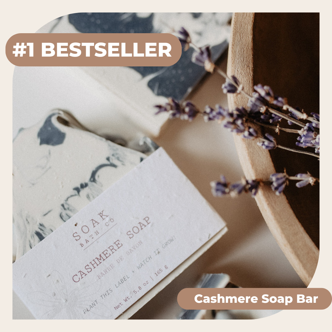 Cashmere Soap Bar - #1 Bestseller - Made in Canada