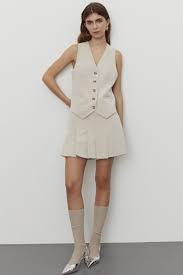 SOFIE SCHNOOR Off-White Skirt Shorts