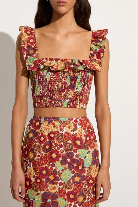 Faithful the Brand La Mira Floral Berna Top