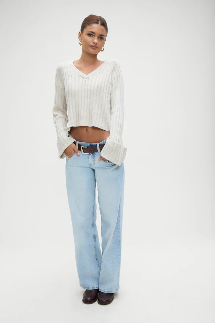 Frankies Ashton Cotton Knit Sweater