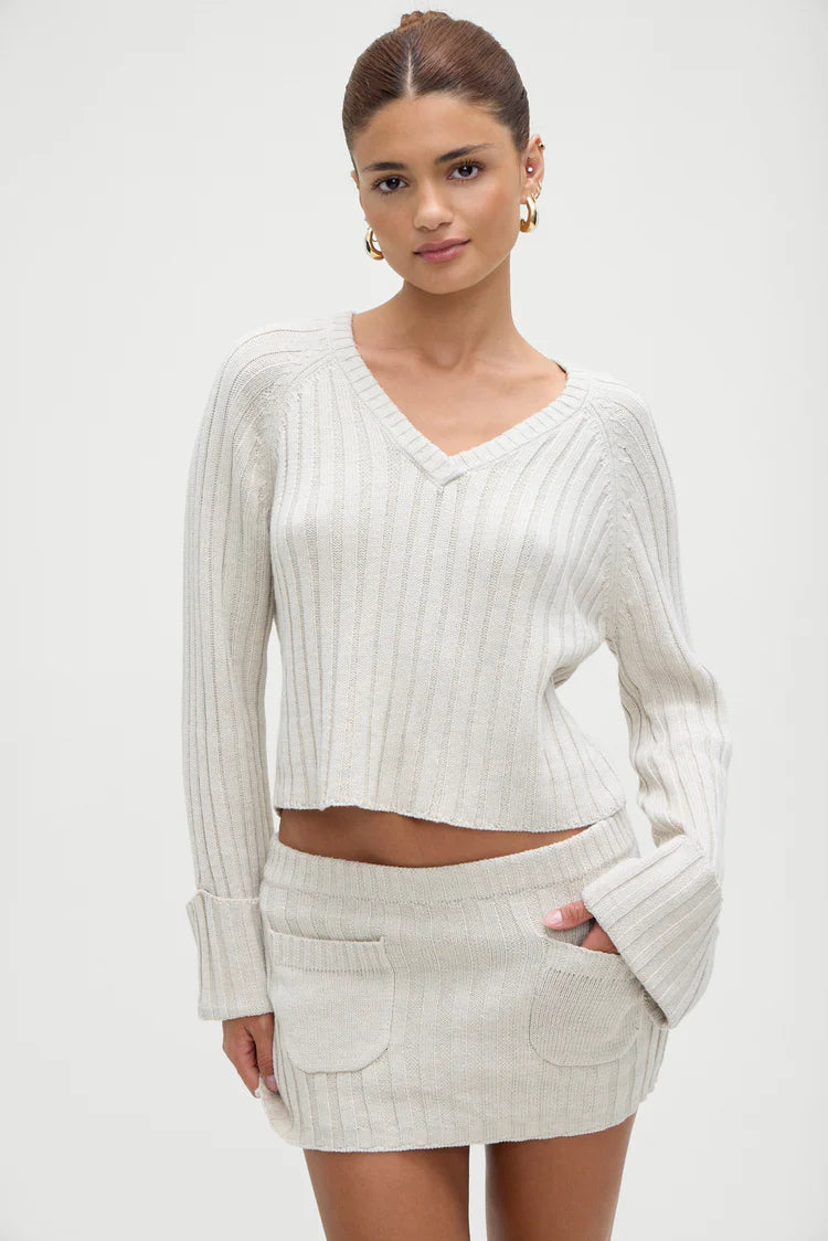 Frankies Ashton Cotton Knit Skort