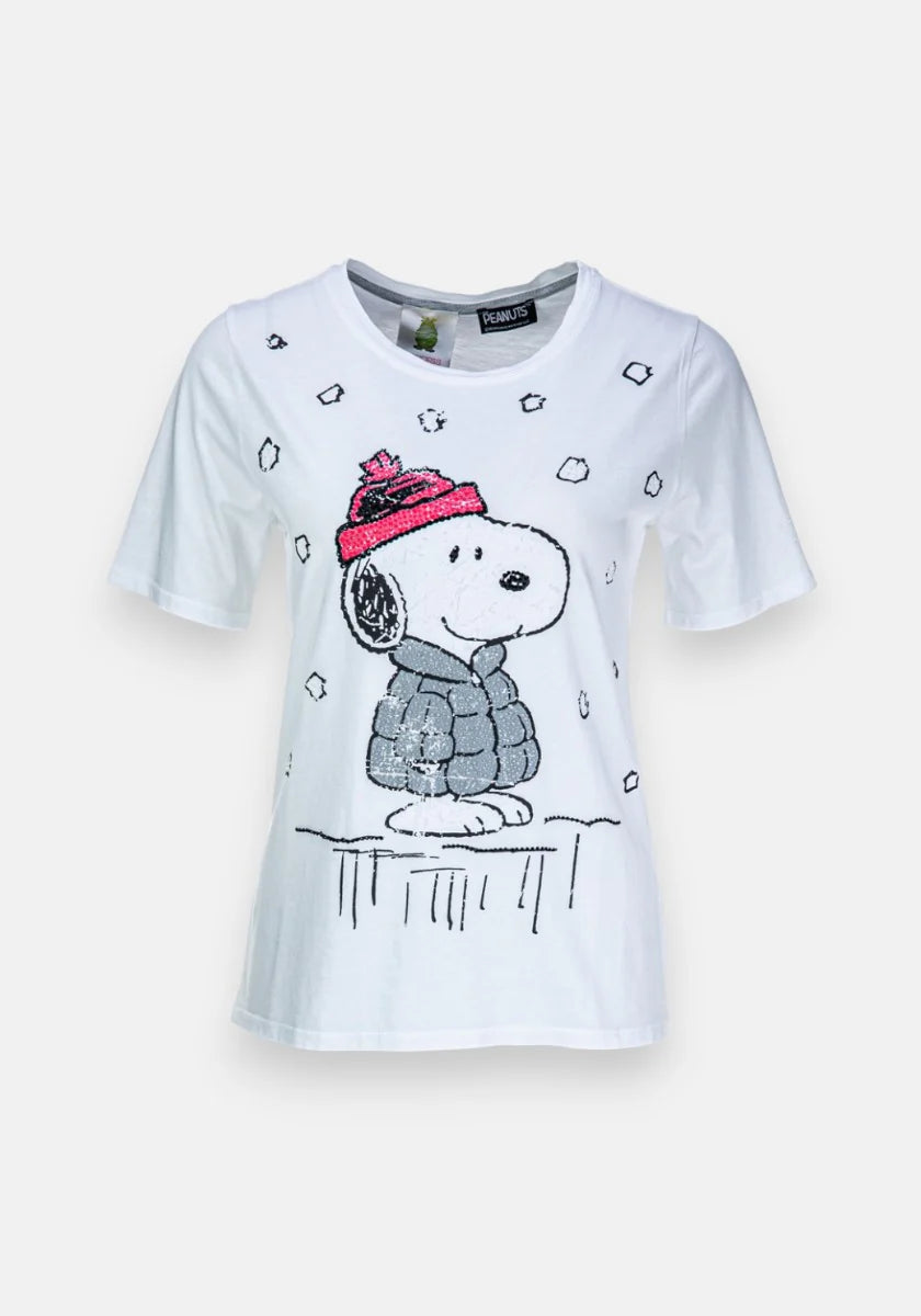 SNOOPY SNOW JACKET T-SHIRT