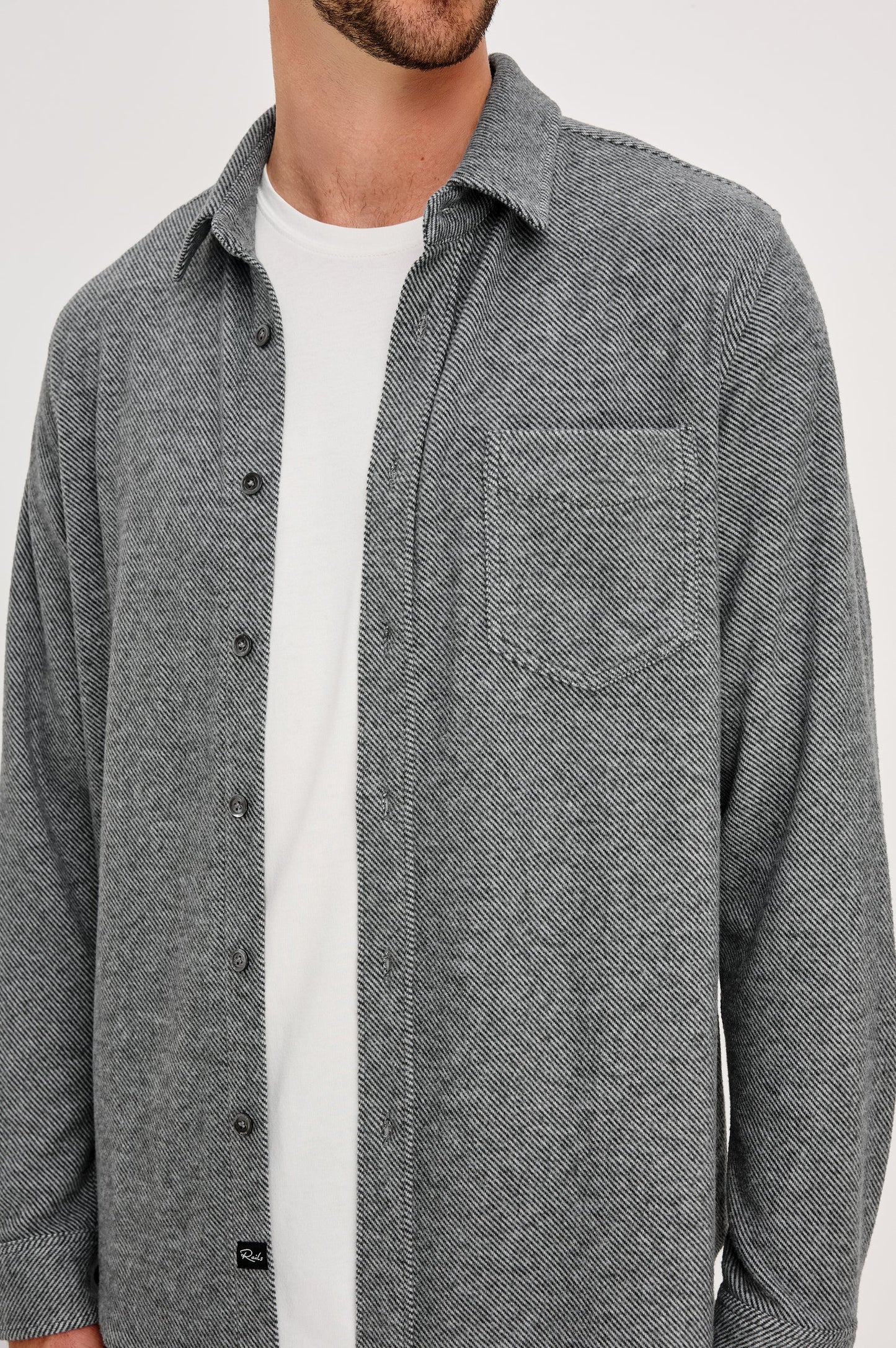 Rails Hawke in Charcoal Twist