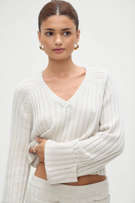 Frankies Ashton Cotton Knit Sweater