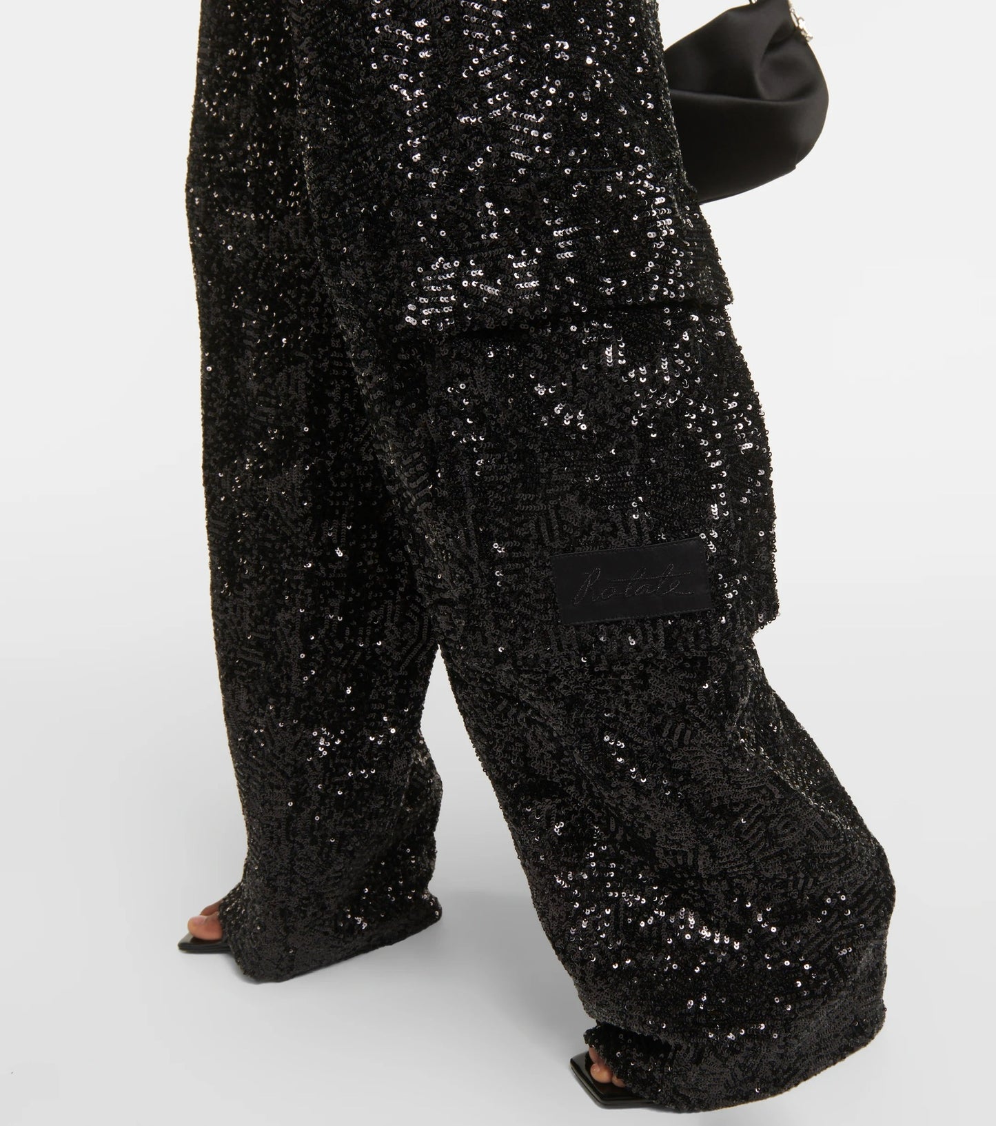Rotate Oversized Sequin Cargos