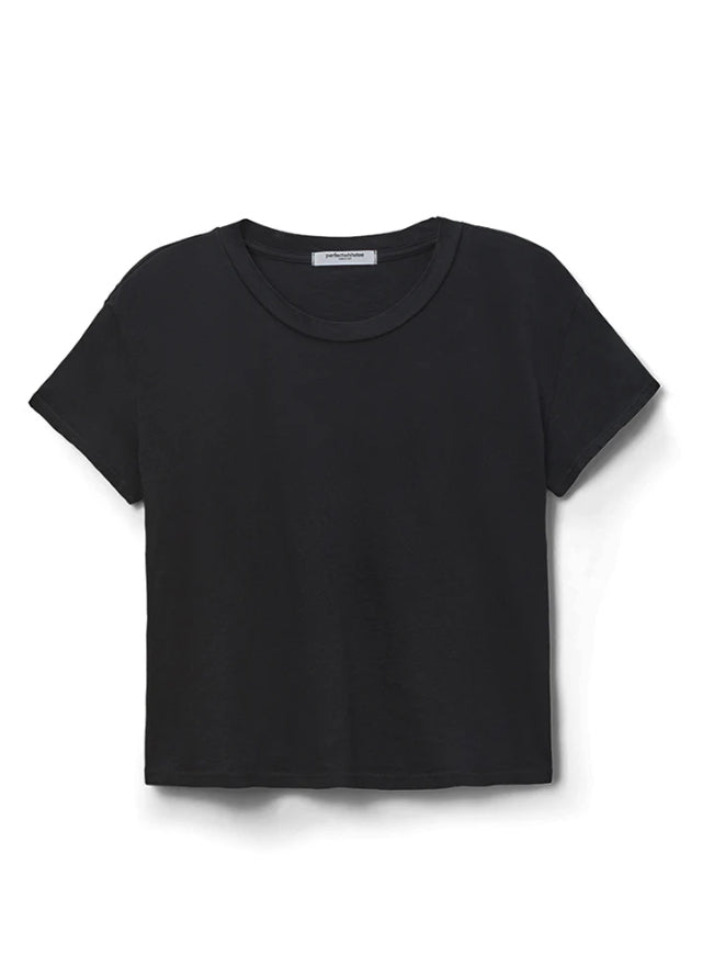 Perfect White Tee Harley Black