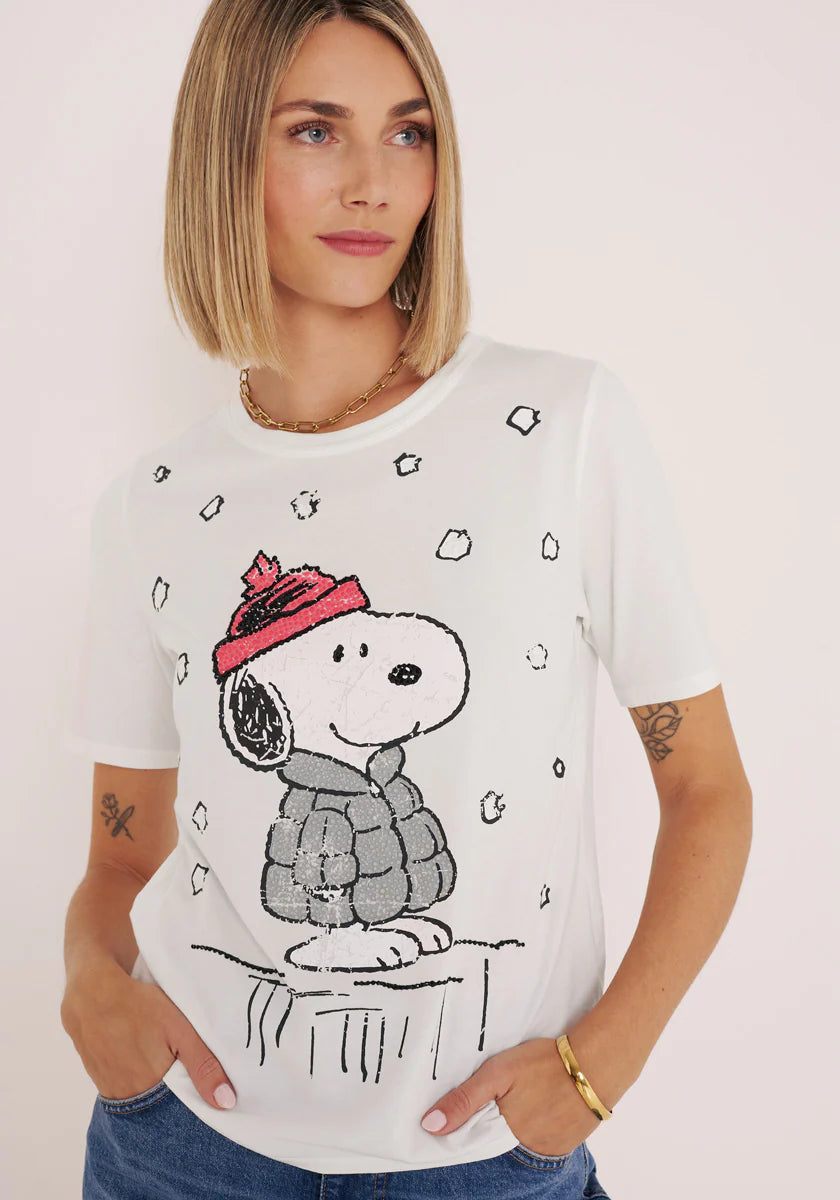SNOOPY SNOW JACKET T-SHIRT