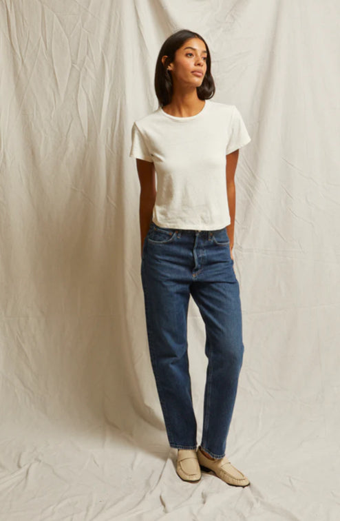 Perfect White Tee Lisa Slim Crew