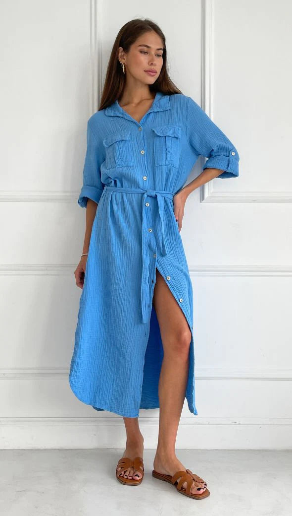 Charli Cassis Shirt Dress