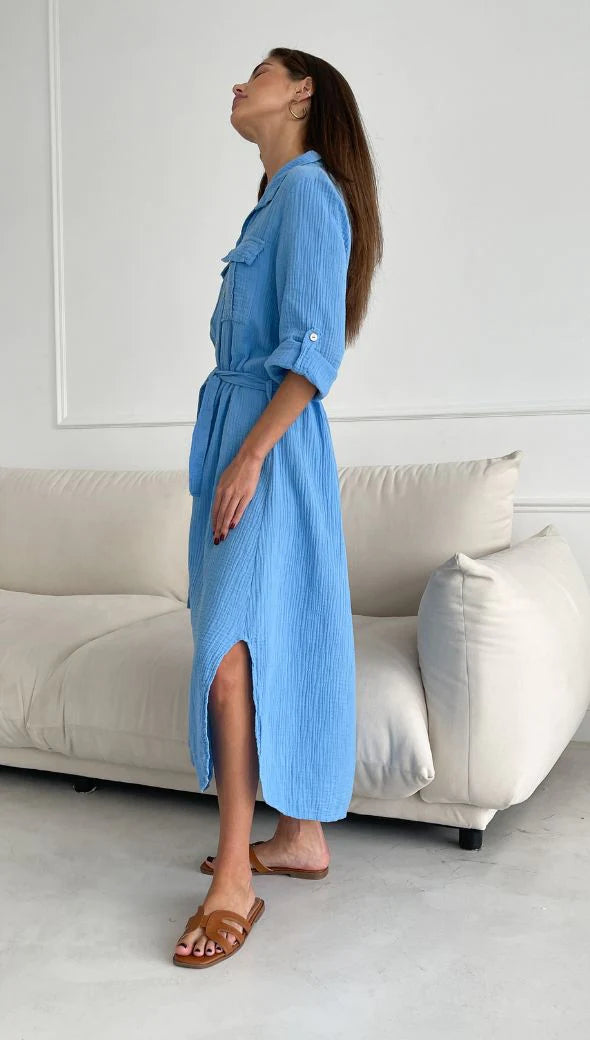 Charli Cassis Shirt Dress