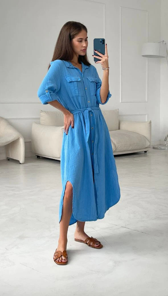 Charli Cassis Shirt Dress