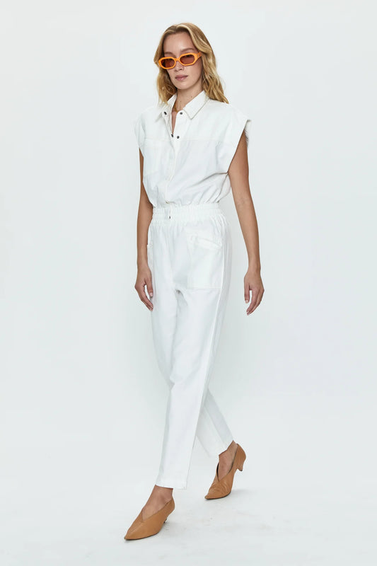 Pistola Rosie Smoked Waist Jumpsuit