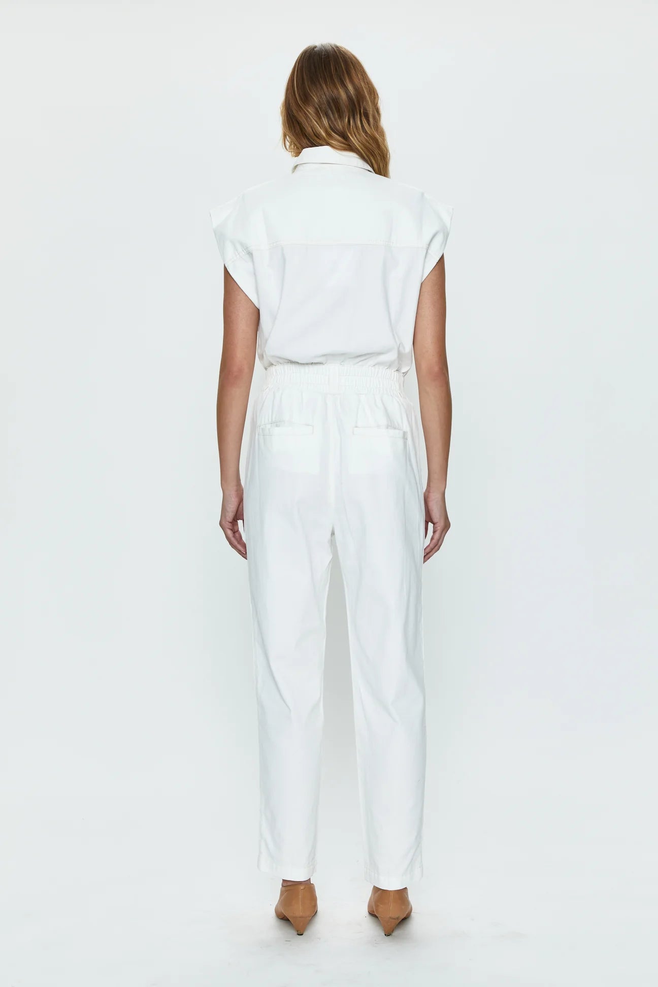Pistola Rosie Smoked Waist Jumpsuit