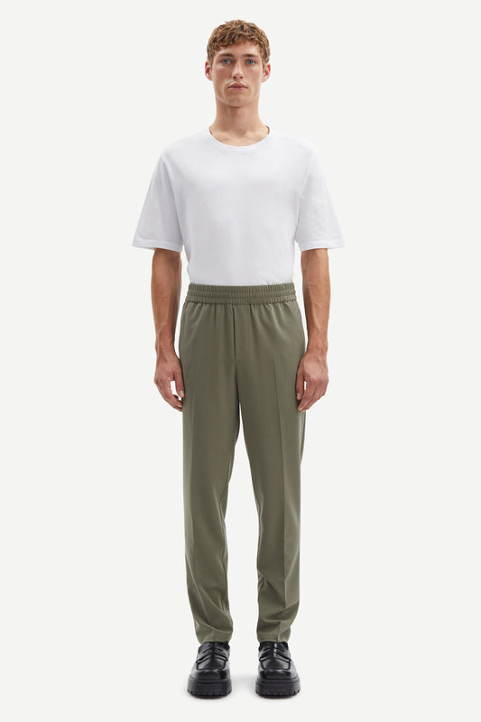 Samsoe Samsoe Smithy Trousers - Dusty Olive