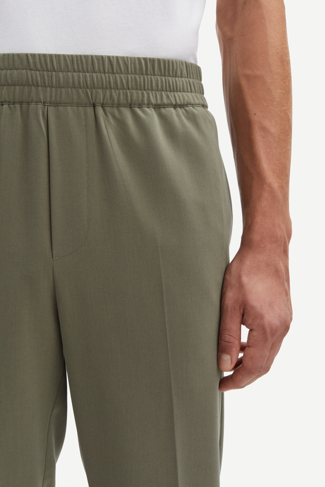 Samsoe Samsoe Smithy Trousers - Dusty Olive