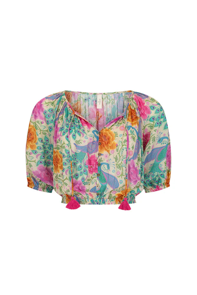 Spell Boheme Cropped Blouse