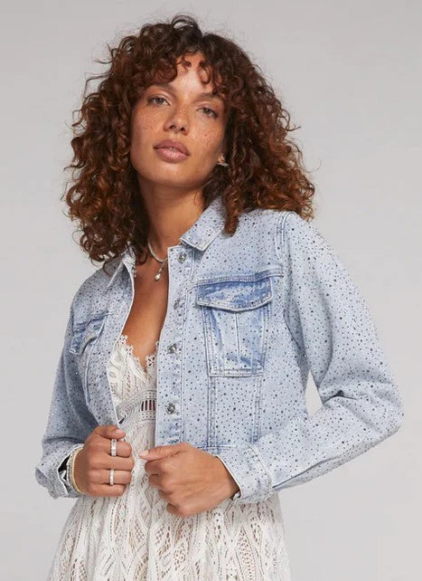 Generation Love Crystal Denim Jacket