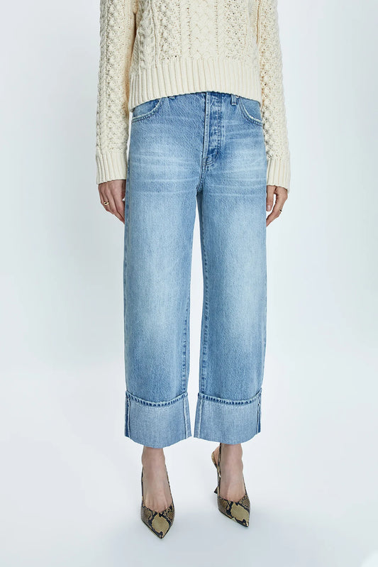 Pistola Ryder High Rise Cuffed Straight Pant