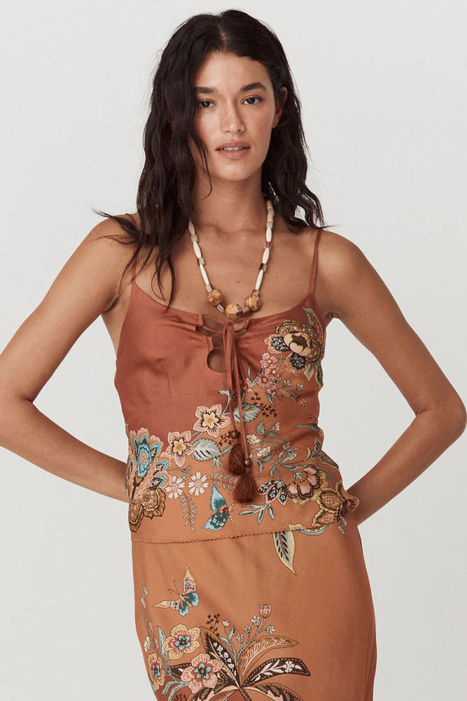Spell Mojave Lily Lace up Cami