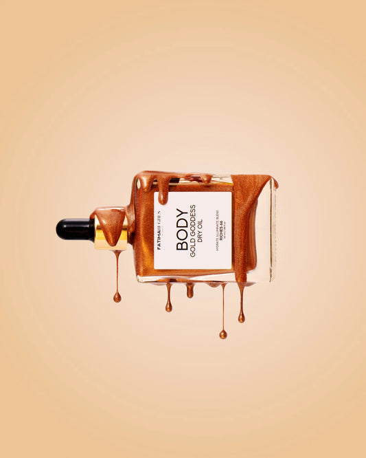 Fatima Hughes Body Gold Goddess Shimmer Dry Oil