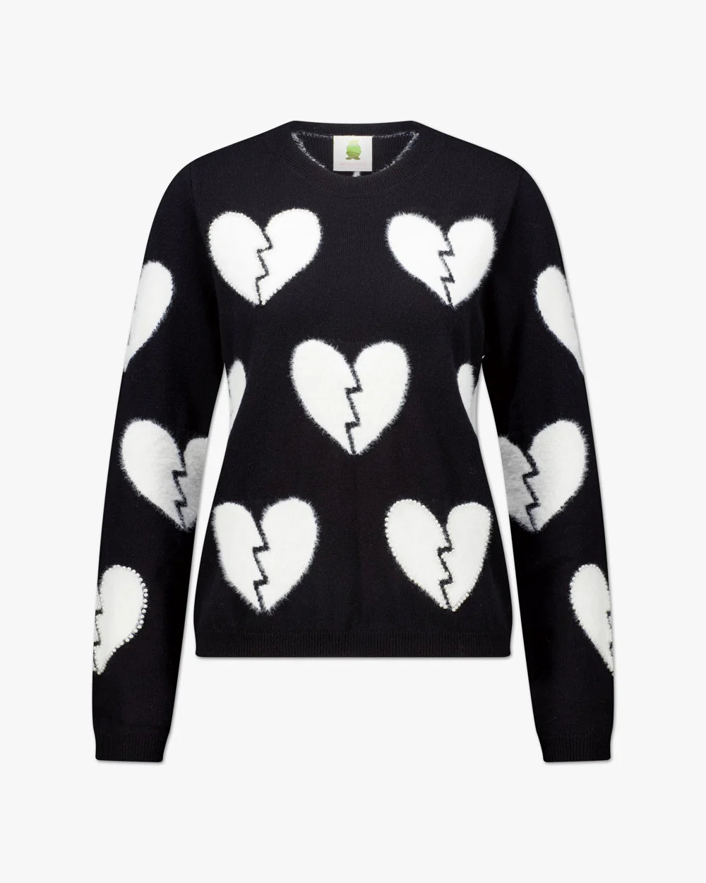 Princess Goes to Hollywood Broken Heart with pearls in black