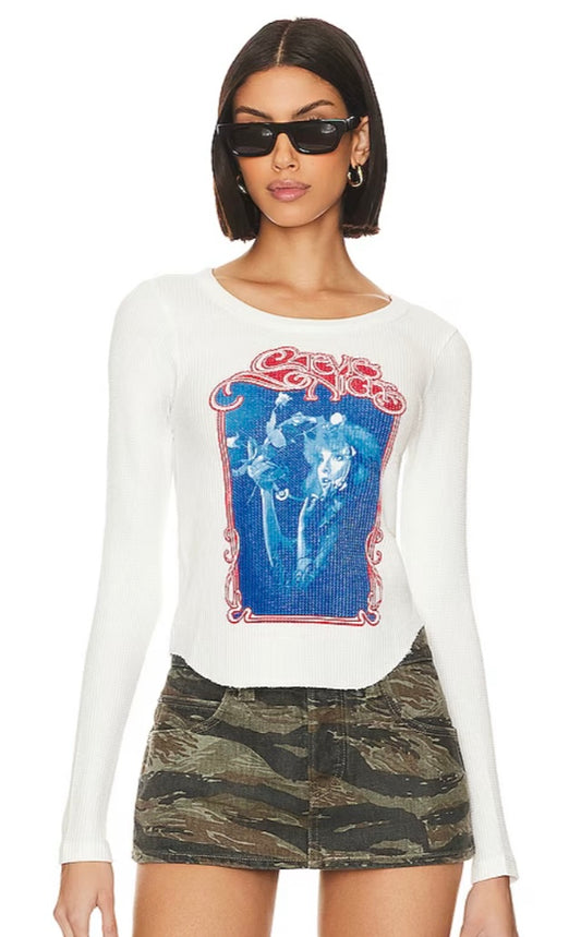 Daydreamer Stevie Nicks Waffle long sleeve