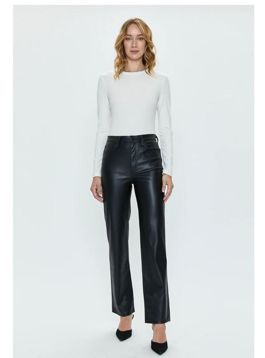 Pistola Cassie Black leather pants